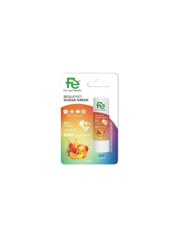 Fe Lip Balm Kids Meyveli SPF50 5 gr