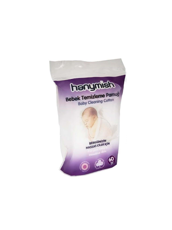 Hanymish Bebek Temizleme Pamuğu 60'lı