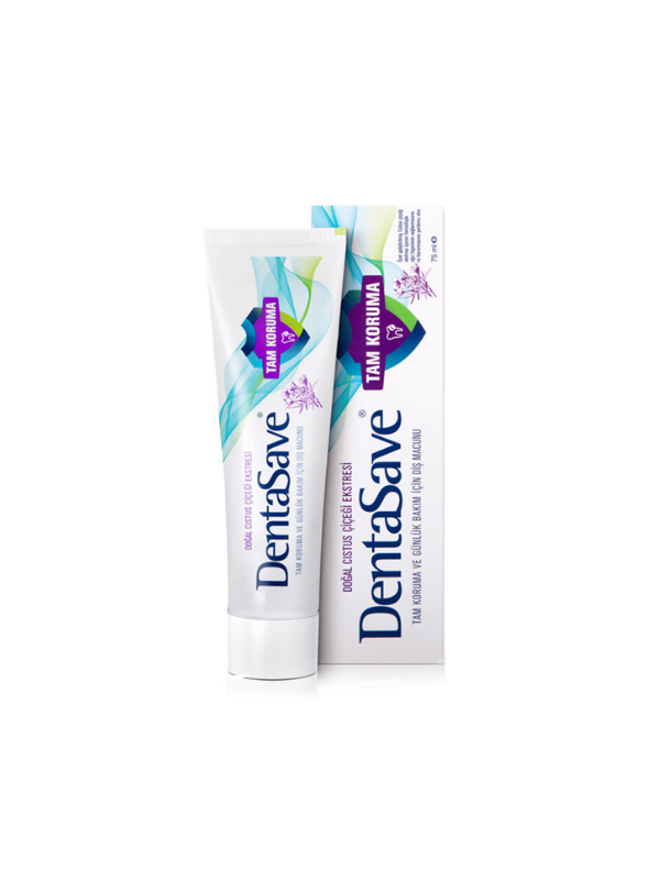DentaSave Diş Macunu Tam Koruma Cistus Çiçeği Ekstresi 75 ml