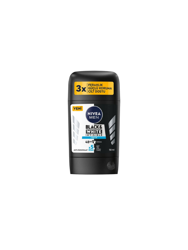 Nivea Men Black & White Invisible Fresh Stick Deodorant 50 ml