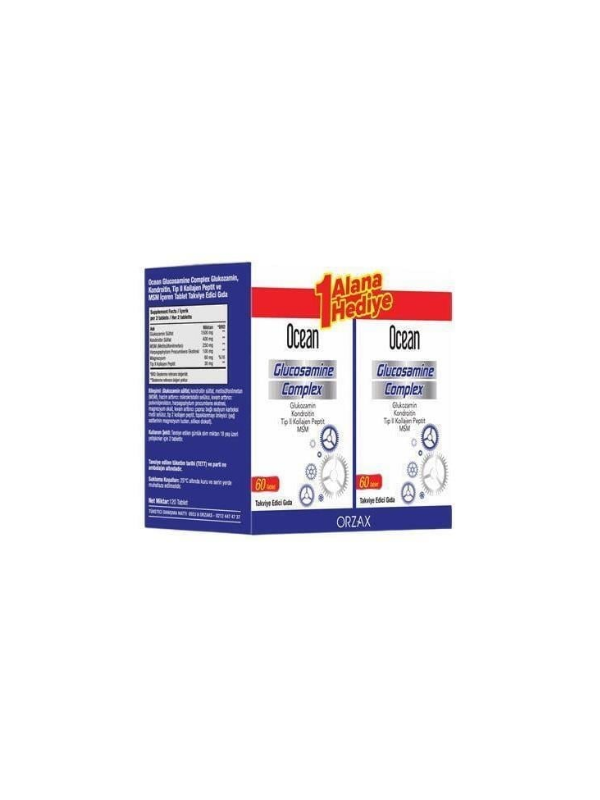 Ocean Glucosamine Complex 60 Tablet - 1 Alana 1 Hediye