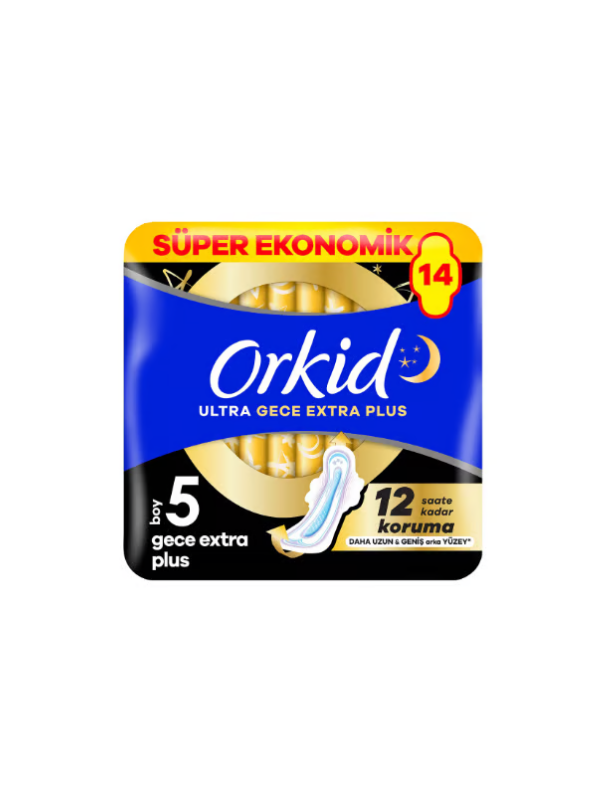 ORKİD ULTRA EXTRA DÖRTLÜ GECE EXTRA 14 LÜ
