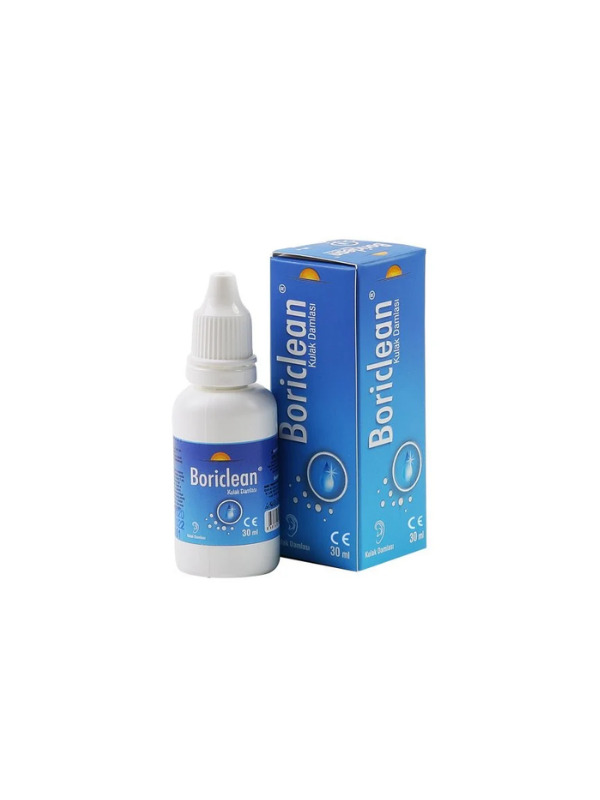 Boriclean Kulak Damlası 30 ml -  Buşon Temizliği