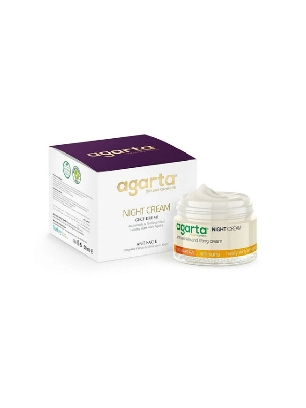 Agarta Doğal Yaşlanma Karşıtı Anti Aging Gece Bakım Kremi 50 ml