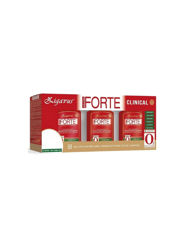 Zigavus Forte Ultra Şampuan Yağlı Saçlar İçin 300 ml - 3 Al 2 Öde Özel Fiyat Etiketli