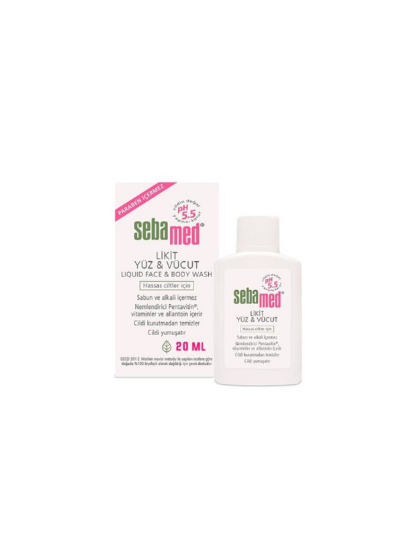 Sebamed Likid Yüz ve Vücut Şampuanı 20 ml