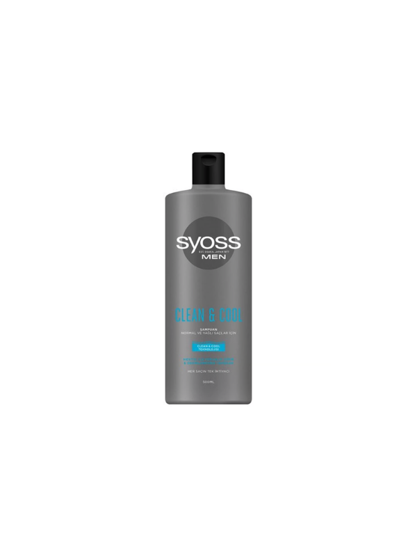 Syoss Men Clean & Cool Mentol Etkili Şampuan 500 ml