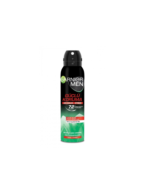 GARNIER MINERAL DEO.150ML MEN GÜÇLÜ KORUMA