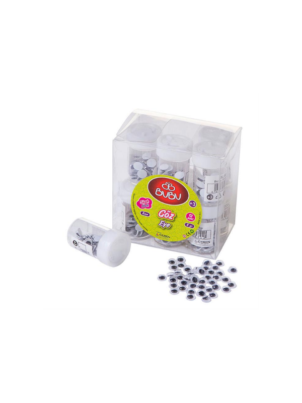 BU-BU SİYAH GÖZ 8MM 8GR GZ0002