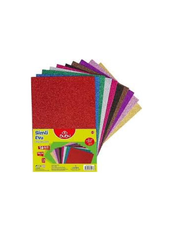 BU-BU SİMLİ EVA 20x30CM. 10 RENK EV0037