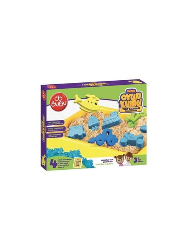 BU-BU OYUN KUMU BÜYÜK HAVUZLU ARAÇ KALIPLAR 1000 GR.KU0054